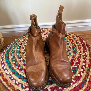 Orvis Dainite British  Made Sole Made in England Cognac Chelsea Boots